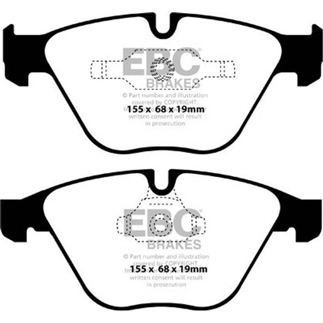 EBC Brakes Redstuff Performance Brake Pads - Front Pad Set - ATE Calipers