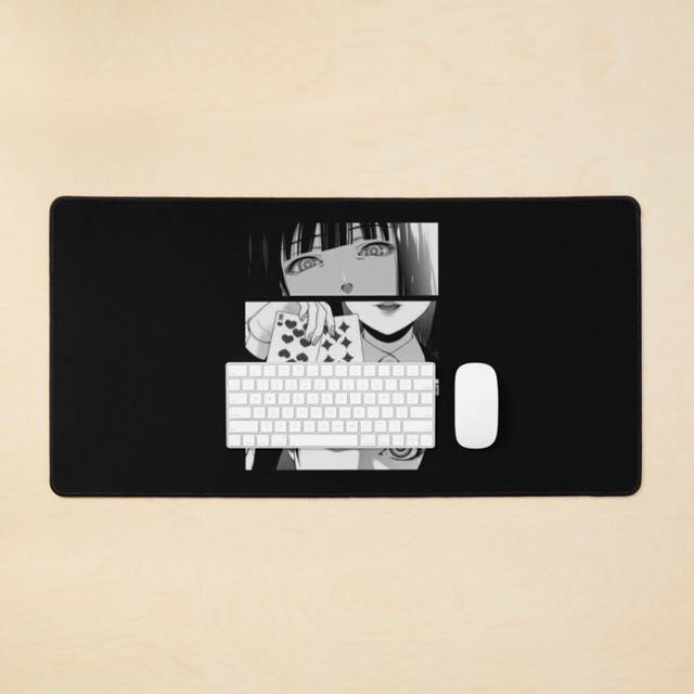 Desk Mat Kakegurui Collage Large Gaming Mouse Pad 35x16 inch