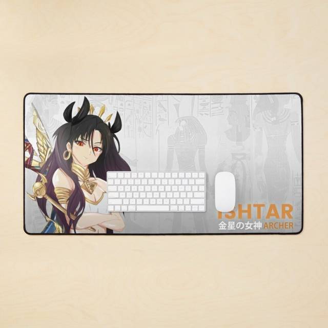 Desk Mat Fate Grand Order - Ishtar Archer Large Gaming Mouse Pad 35x16 inch
