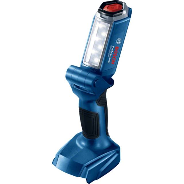 Bosch Professional 18V System batteridriven LED-byggarbetsplatslampa GLI 18V-300 (max. ljusflöde 300 lumen, utan batteri och laddare, i kartong)