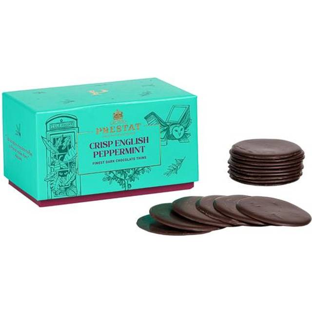 Prestat English Mint Dark Chocolate Thins 200g