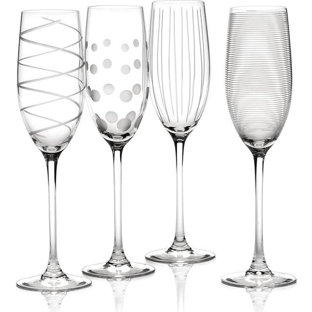 Creative Tops Mikasa Cheers Flute Set Of 4 250ml