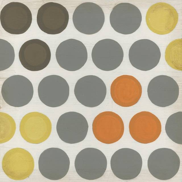 Marquee Lights IV By June Erica Vess - Wrapped Canvas Painting Print (30cm H x 30cm W x 3.8cm D)