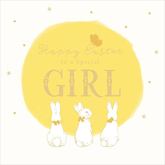 Peter Rabbit Special Girl Happy Easter Greeting Card Happy Easter Greetings Card