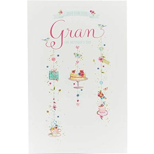 UK Greetings Mother's Day Card for Gran With Envelope - Pretty Design