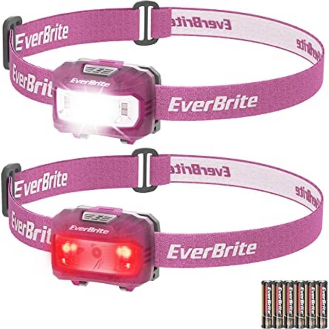 Head Torch Battery Powered, Super Bright LED Lightweight Headlamp with 5 Lighting Modes, Headlight for Kids and Adults Camping, Running, Cycling,