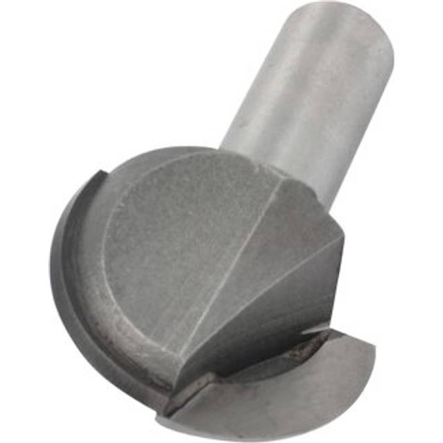 1/2" shank 1 1/4" cutting dia carpenter round nose bit cutter silver tone
