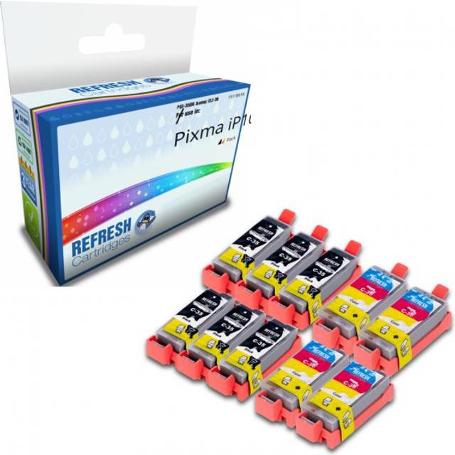 Compatible Super Saver Valuepack of 6x PGI-35BK & 4x CLI-36 (1509B001/1511B001) Replacement Ink Cartridges for Canon Printers