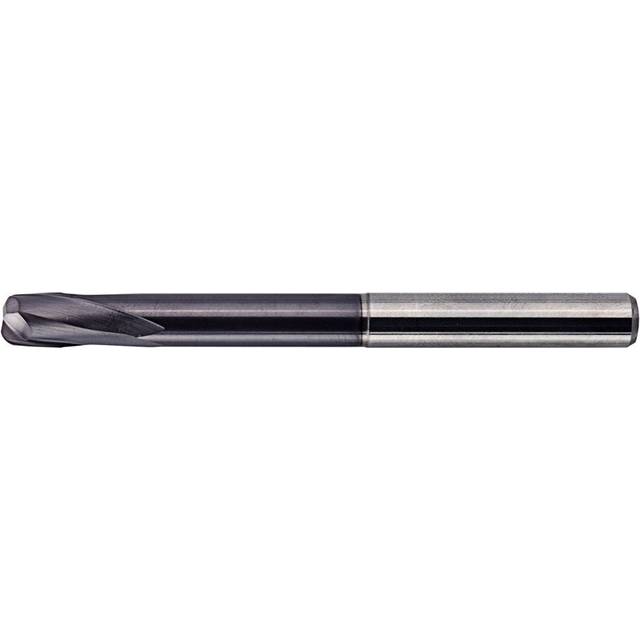 Kennametal F2AT1000AWL20R010 Solid Carbide Ball Nose End Mill A D=10 Z=2