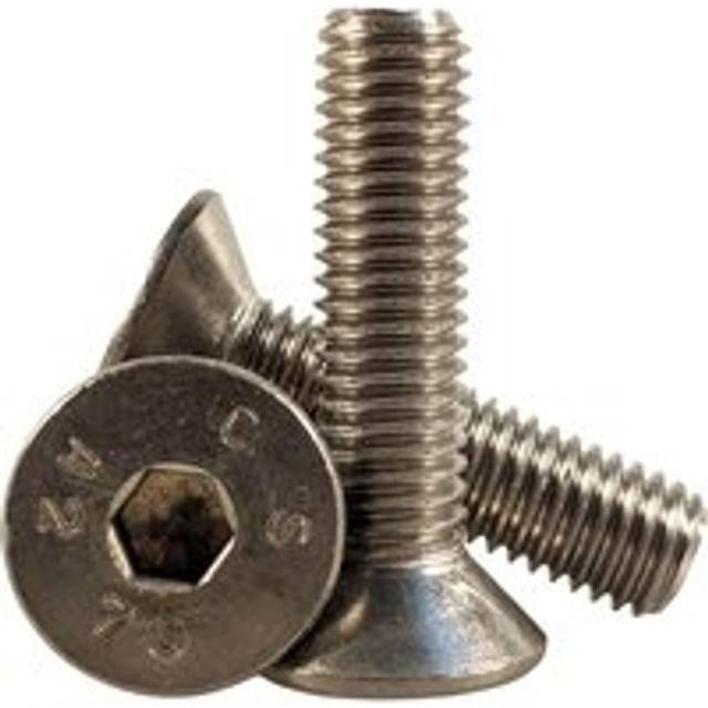 Sirius Countersunk Head Socket Screws A2 304 Stainless Steel M6 25mm Pack of 1