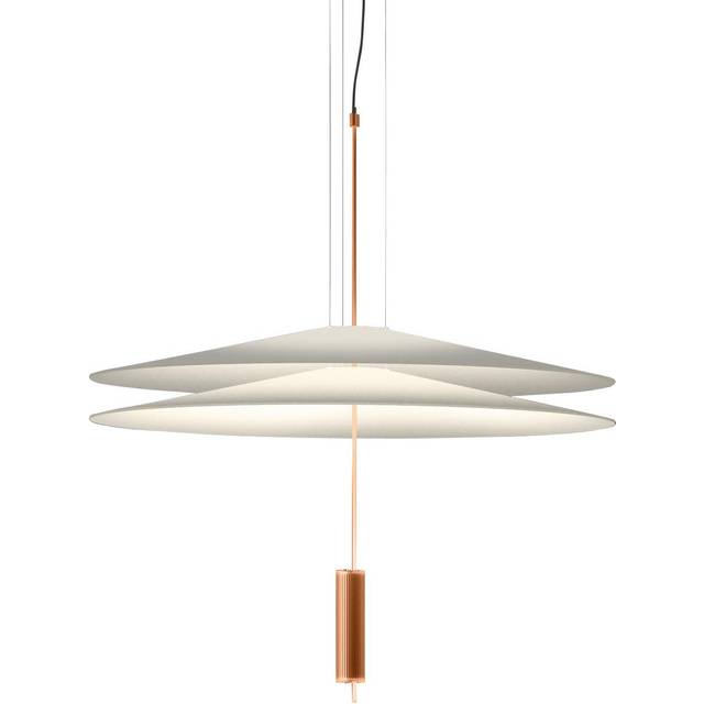 Vibia - Flamingo 1510 LED Suspension Lamp - kupfer/glänzend/H x Ø 80x70cm/2700K/1389lm/CRI>80/ dimmbar - copper (80.0 x &#8960;70.0cm)
