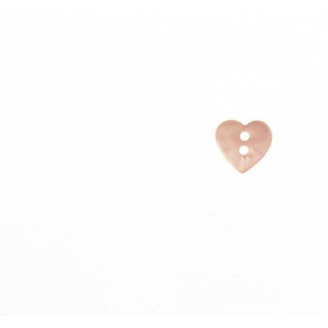 Trimits Heart Agoya Shell Buttons Pink