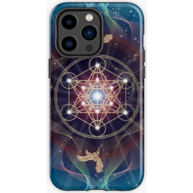 Phone Case Metatron's Cube - Merkabah - Peace and Balance for iPhone Samsung 14 13 12 11 Plus Pro Max Galaxy S23 S22 Ultra Note 20 10