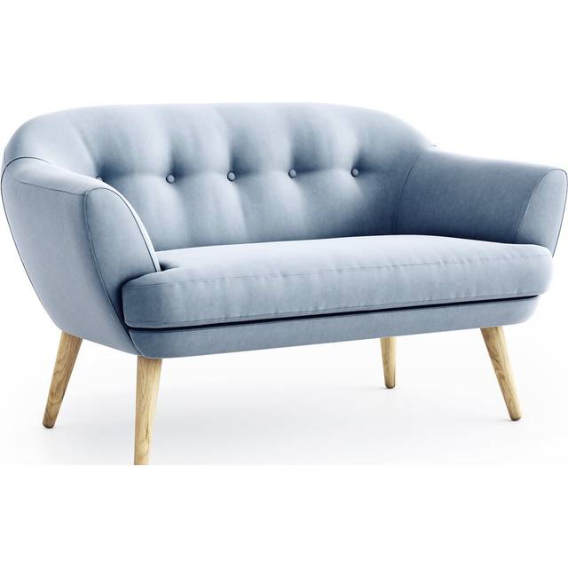 Keaton 2 Seater Loveseat - Riviera Steel Blue (77cm H X 135cm W X 86cm D)