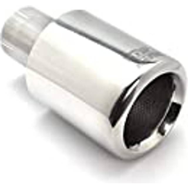Ulter Sport Avgasspets Rund 100 mm stor falg Langd 180 mm Montering gt50 mm Rostfritt stål
