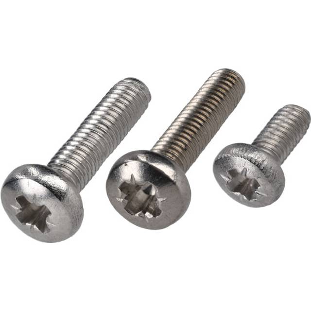 R-TECH 337088 Pozi Pan Head A2 Stainless Steel Screws M2.5 12mm - ...