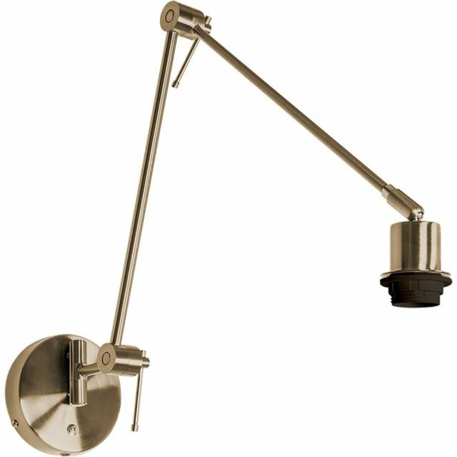 Borough Wharf Vicksburg 1-Light Swing Arm Lamp Bronze 110cm H X 13cm W X 94cm D