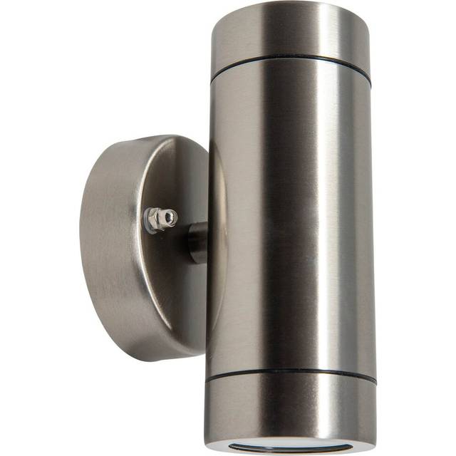 Brushed Chrome Armed Sconce (155cm H X 93cm W X 93cm D)