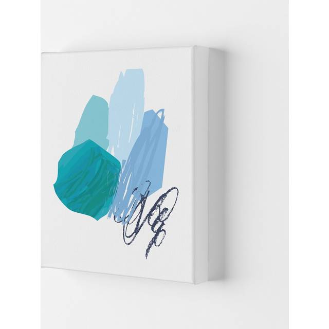 Blue Palette Drawings by Pixy Paper - Graphic Art - Unframed (59.4cm H x 42cm W x 1cm D)