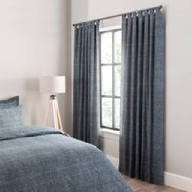 Grayson Tab Top Curtains - Pacific Blue