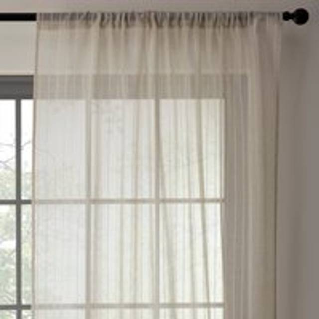 Lucia Slot Top Voile Panel - Linen