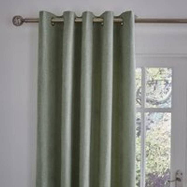Wynter Thermal Eyelet Curtains - Sage