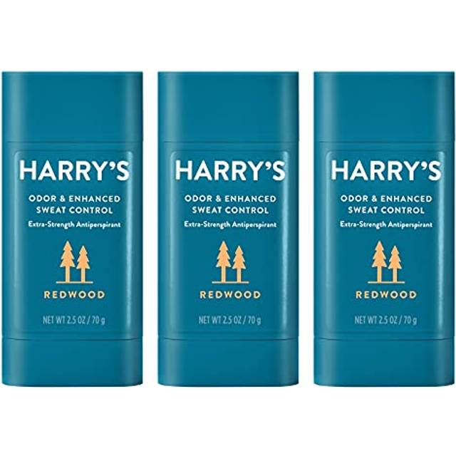 Harry's Extra-Strength Antiperspirant - Odor & Enhanced Sweat Control Antiperspirant for Men - Redwood  1 Count (Pack of 3)