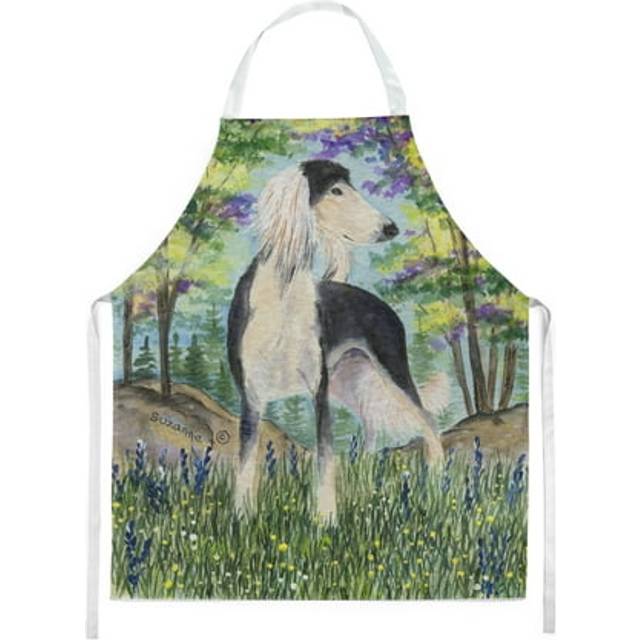 Caroline's Treasures SS8200APRON Saluki Apron  Large  Multicolor