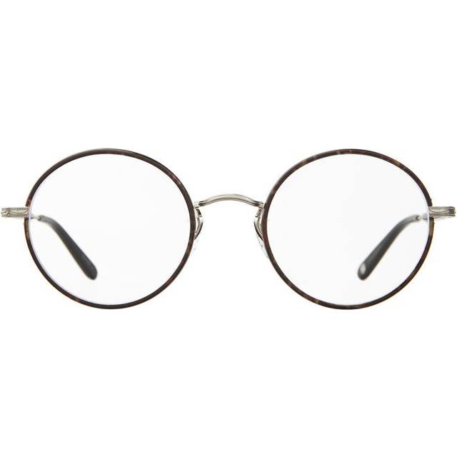 Garrett Leight FONDA Demo Round Eyeglasses 3060 BBT-BS-BK 49 - Tortoise (OS)