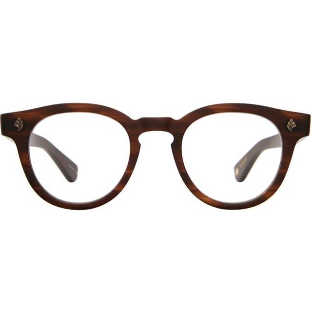 Garrett Leight JACK Eyeglasses MBRT Matte Brandy Tortoise