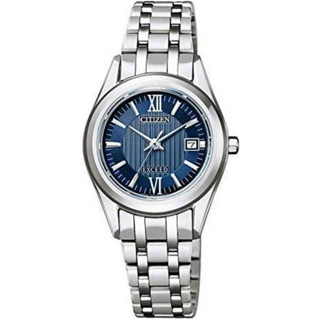 Exceed Pair Model Super Titanium Silver [Citizen] Eco-Drive FE1001-58L Women's