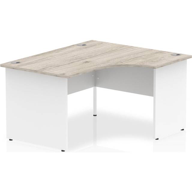 Impulse L-Shape Computer Desk - White (73cm H x 140cm W x 120cm D)