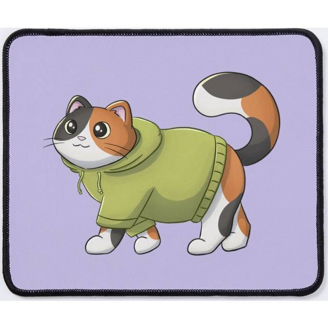 Mouse Pad Calico Cat In 11.8 x 9.8 inch Computer Mat Gaming Office Mousepad