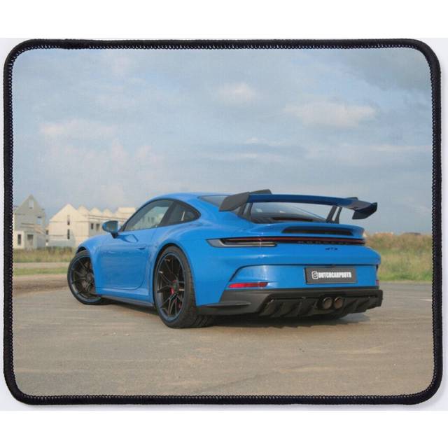 Mouse Pad Shark Blue Porsche 911 (992) GT3 11.8 x 9.8 inch Computer Mat Gaming Office Mousepad