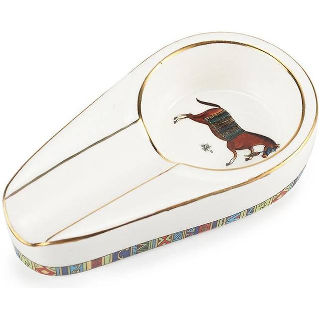 Cigar Ashtray Outdoor Ceramic Ashtray Ceramic Painted Home Classic Mini Portable Fire Extinguisher