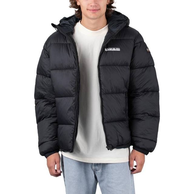 Hooded Puffer Jacket Napapijri A-Suomi 1 - Noir