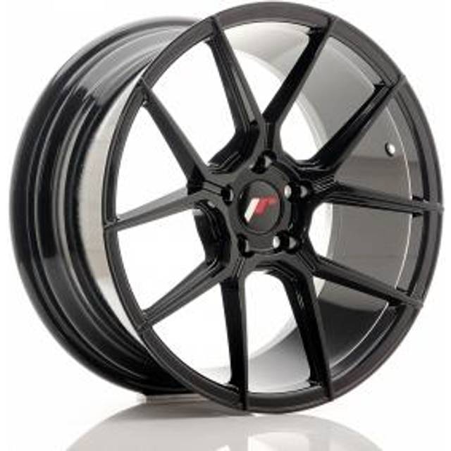 Japan Racing JR30 Glossy Black 10x20 5/112 ET40 CB66,6