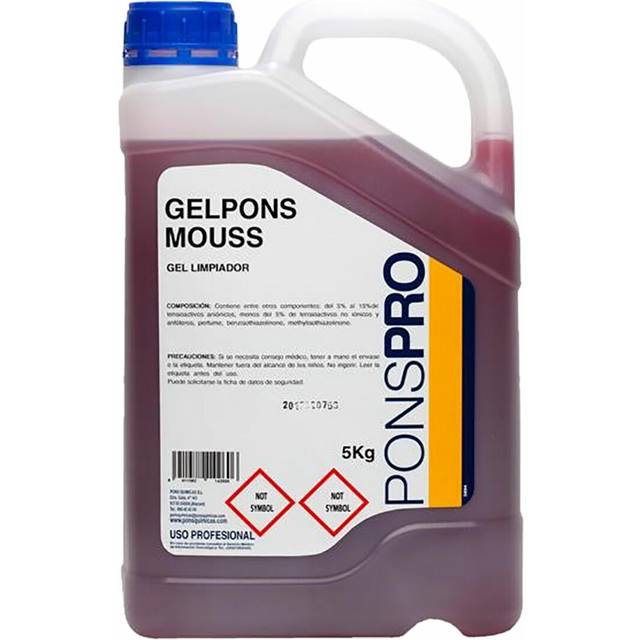 Håndsæbe Ponspro Gelpons Mouss Pink 5 L
