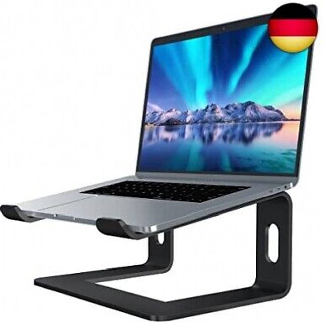 SOUNDANCE Laptop Stand  Aluminum Computer Riser  Ergonomic Laptops Elevator for Desk  Metal Holder Compatible with 10 to 156 In