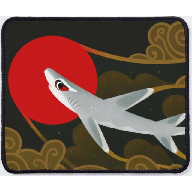 Mouse Pad White Tip Reef Shark 11.8 x 9.8 inch Computer Mat Gaming Office Mousepad