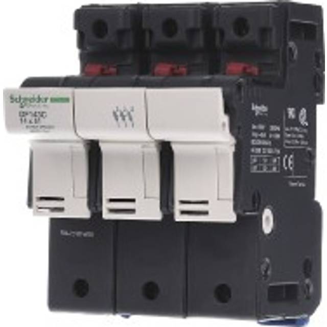 Schneider Electric DF143C, Fuse Holder 3P 50A for Fuse 14 X