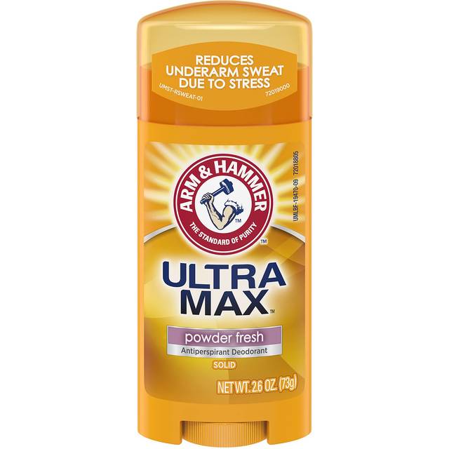Arm and Hammer Ultramax Deodorant and Antiperspirant - Powder Fresh  2.60 Ounce (Pack of 2)