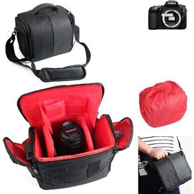 For canon eos 90d camera bag dslr shoulder large waterproof