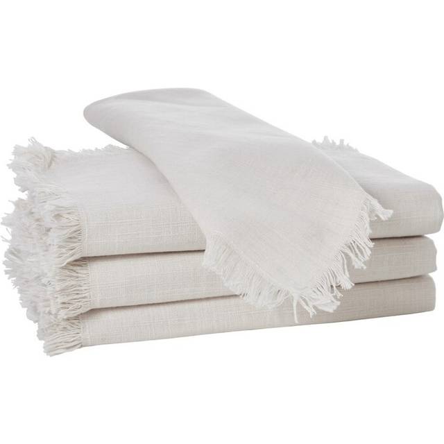Penguin Home Set of 4 Cotton Napkin |100% Cotton |Size-40 X 40 cm|Colour-Beige|