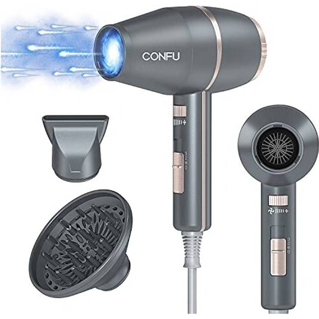 2200W Professional Hair Dryerï¼CONFU Ionic Salon BlowDryer for Women&Men with 2 Speed and 3 Heat Setting, Powerful Fast Drying with