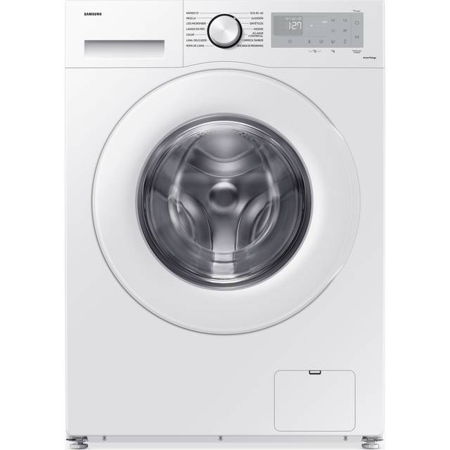 Samsung Series 5 WW90CGC04DTH Freestanding ecobubble™ Washing Machine, AI Energy, 9kg Load, 1400rpm Spin, White