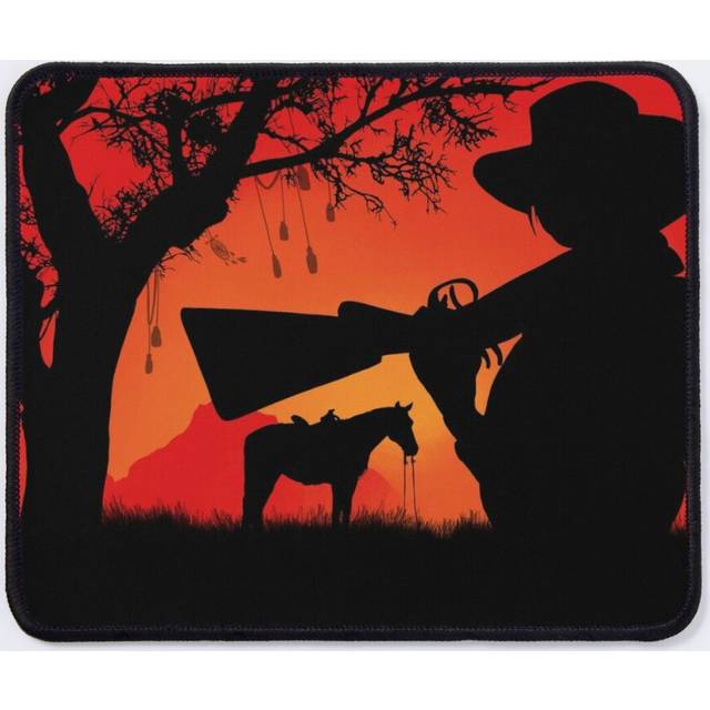 Mouse Pad Sadie Sunset Cowgirl RDR2 Inspired 11.8 x 9.8 inch Computer Mat Gaming Office Mousepad