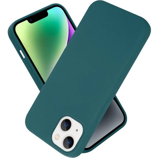 (LIQUID GREEN) Cadorabo Case for Apple iPhone 14 PLUS Cover Protection TPU Silicone Gel