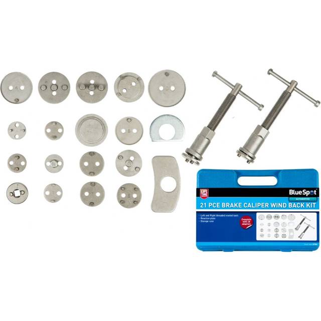 BlueSpot Universal Brake Caliper Piston Rewind Repair Kit Wind Back Tool Set