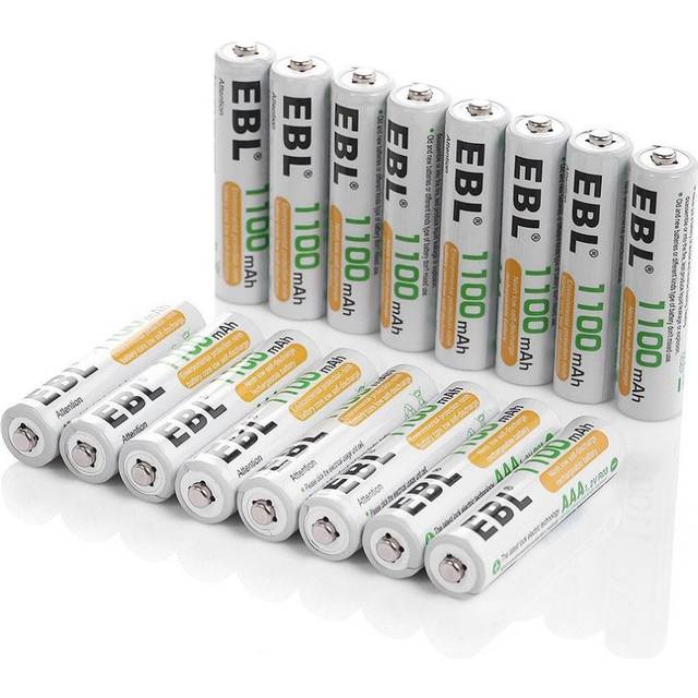 EBL AAA 1100mAh Ni-MH 1200 Cycle Rechargeable Batteries